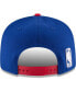 ფოტო #2 პროდუქტის Men's Royal/Red Philadelphia 76ers 2-Tone 9fifty Adjustable Snapback Hat
