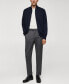 ფოტო #7 პროდუქტის Men's Zipped Cotton Cardigan