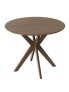 Фото #1 товара 36 Inch Round Wood Dining Table with Intersecting Pedestal Base