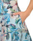 ფოტო #5 პროდუქტის Women's Floral Jacquard Midi Dress