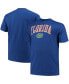 ფოტო #1 პროდუქტის Men's Royal Florida Gators Big and Tall Arch Over Wordmark T-shirt