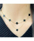 The Lovery small Onyx Single Clover Necklace