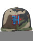 Фото #2 товара Men's Woodland Camo Houston Texans 9FIFTY Trucker Snapback Hat