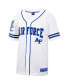 Men's White and Royal Air Force Falcons Free Spirited Baseball Jersey