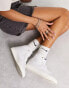 Фото #1 товара Nike – Blazer – Leinen-Sneaker in Weiß mit mittelhohem Schaft