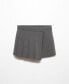 ფოტო #3 პროდუქტის Women's Pleated Skirt Pants