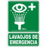 Фото #2 товара ATM Emergency eyewash sign PVC class b