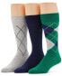 Men's 3-Pk. Argyle Dress Socks