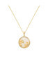 Фото #1 товара Cancer, Gold Zodiac Necklace