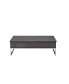 Фото #3 товара Iban - Coffee Table w/Lift Top, Gray Oak & Chrome