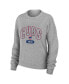 Women's Gray Chicago Cubs Knitted T-shirt and Pants Lounge Set