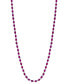 ფოტო #1 პროდუქტის EFFY® Ruby (16-3/8 ct. t.w.) & Diamond (1/5 ct. t.w.) Link 18" Collar Necklace in Sterling Silver