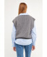 Фото #3 товара Women's V-neck Knit Sweater Vest