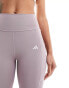 adidas Training Essentials legging shorts in lilac