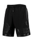 ფოტო #2 პროდუქტის Men's Atlanta Hawks Triple Black Gloss Shorts