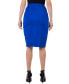 ფოტო #2 პროდუქტის Women's Elastic Waist Knee Length Pencil Skirt