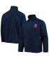 Фото #1 товара Men's Navy Boston Red Sox Strong Side Full-Zip Jacket