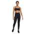 Фото #3 товара женские леггинсы спортивные с завышенной талией черные Nike