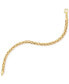 Фото #3 товара Браслет Macy's Spiga Link из 14k Gold.