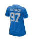 Фото #3 товара Women's Aidan Hutchinson Blue Detroit Lions Player Jersey