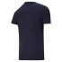 Puma Ess Heather Logo Crew Neck Short Sleeve T-Shirt Mens Blue Casual Tops 58627
