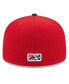 Фото #5 товара Men's White Richmond Flying Squirrels Authentic Collection Alternate Logo 59FIFTY Fitted Hat