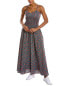 Фото #1 товара Elie Tahari Spaghetti Straps Maxi Dress Women's Brown 10