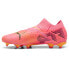 Фото #3 товара Puma Future 7 Pro Firm GroundAg Soccer Cleats Mens Orange Sneakers Athletic Shoe