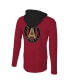 ფოტო #2 პროდუქტის Men's Red Atlanta United FC Tradition Raglan Hoodie Long Sleeve T-shirt