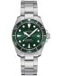 ფოტო #1 პროდუქტის Women's Swiss Automatic DS Action Diver Stainless Steel Bracelet Watch 38mm