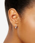 ფოტო #2 პროდუქტის Lab Grown Diamond In & Out Hoop Earrings (10 ct. t.w.) in 14k White, Yellow or Rose Gold