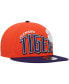 Фото #3 товара Men's Orange Clemson Tigers Two-Tone Vintage-Like Wave 9FIFTY Snapback Hat