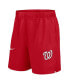 Men's Red Washington Nationals Woven Victory Performance Shorts