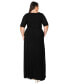 Plus Size Eva Pocket Maxi Dress