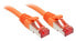 Lindy 1.5m Cat.6 S/FTP Cable - Orange - 1.5 m - Cat6 - S/FTP (S-STP) - RJ-45 - RJ-45