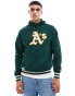 New Era Oakland Athletics hoodie in green