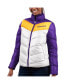ფოტო #1 პროდუქტის Women's White, Purple Minnesota Vikings New Star Quilted Full-Zip Jacket