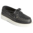 Фото #2 товара Sperry R M Studded Boat Womens Black Flats Casual STS87069