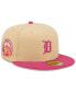 Фото #1 товара Men's Orange and Pink Detroit Tigers Tiger Stadium Mango Passion 59FIFTY Fitted Hat