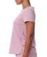 ფოტო #15 პროდუქტის Women's Short-Sleeve Crewneck Sleep Tee