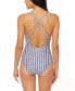 Фото #2 товара Jessica Simpson 261931 Women Venice Beach Strappy One-Piece Swimsuit Size Large