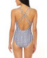 Jessica Simpson 261931 Women Venice Beach Strappy One-Piece Swimsuit Size Large