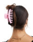 Pieces wellness tube claw clip in baby pink