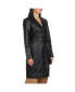 Фото #2 товара Women's Tibbie Genuine Leather Single Breasted Trenchcoat