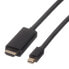 Фото #4 товара ROLINE Mini DisplayPort Cable - Mini DP-UHDTV - M/M - 2 m - 2 m - Mini DisplayPort - Male - Male - Straight - Straight