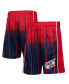 Фото #2 товара Men's Red, Navy Houston Rockets 1996/97 Hardwood Classics Fadeaway Reload 3.0 Swingman Shorts