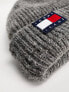 Фото #7 товара Tommy Jeans soft ready beanie hat in grey