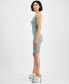 ფოტო #3 პროდუქტის Women's Lucille Rib-Knit Faux-Wrap Sleeveless Dress