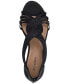 Фото #7 товара Women's Ginifur Embellished Strappy Wedge Sandals, Created for Macy's