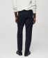 ფოტო #6 პროდუქტის Men's Pleat Detail Wool Pants